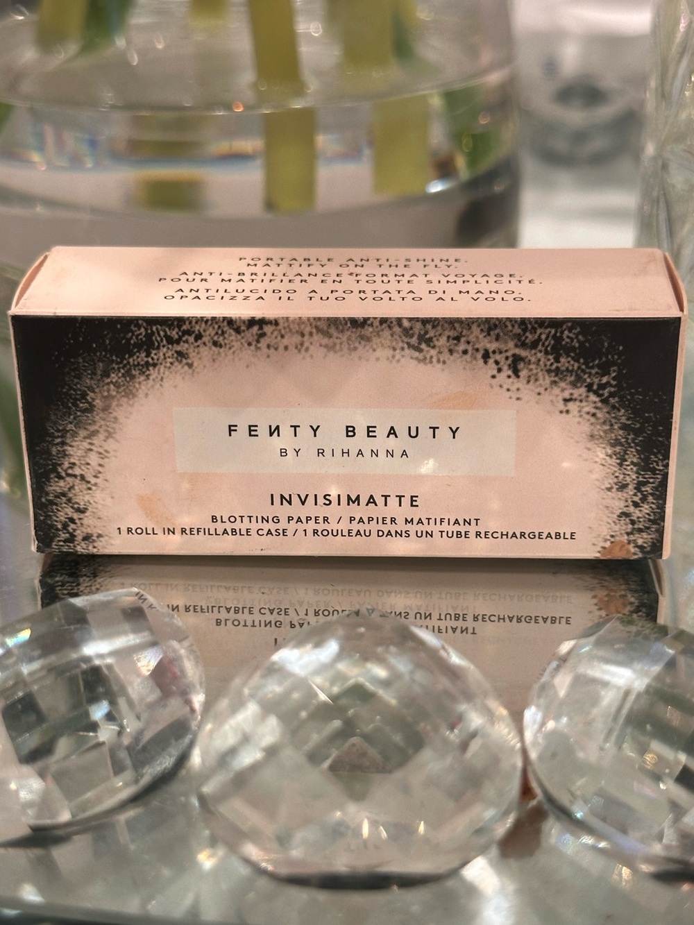 NEW Fenty Beauty Invisimatte Blotting Paper - COMPACT & REFILL FULL KIT NIB